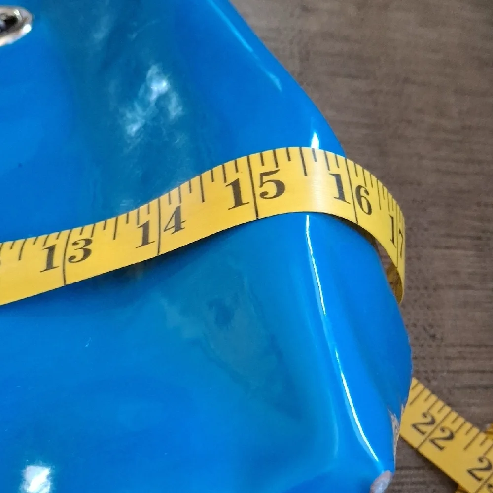 Kate Spade Blue Shoulder Bag with Gold Chain - Picture 7 of 13